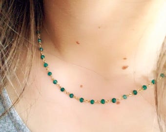 Emerald Necklace. Emerald Briole