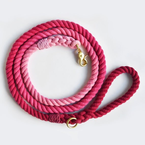pink ombr 233 rope dog leash pink ombr 233 rope dog leash