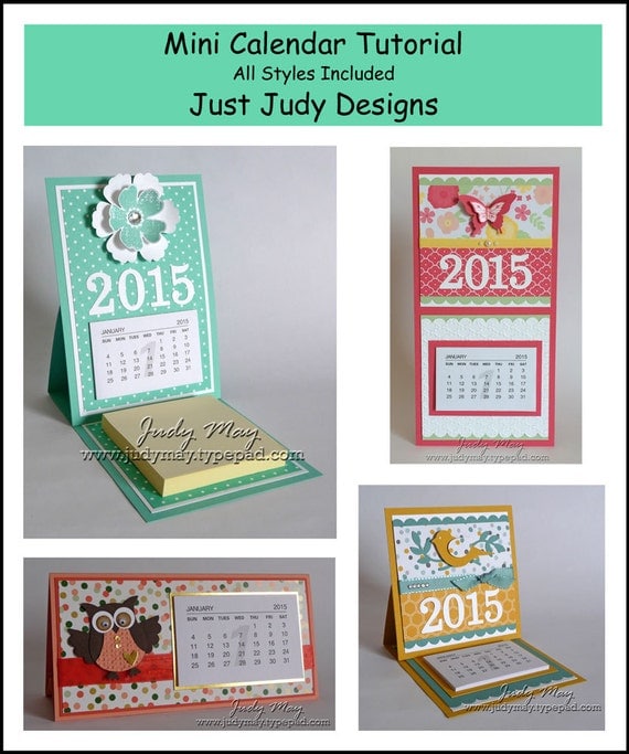 Craft Tutorial Mini Calendar Projects Tutorial