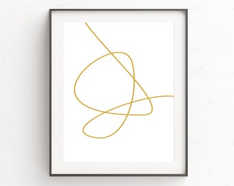 Gold Large Abstract, Gold Bedroom Decor, Scandinavian Affiche, Large Modern Print, Affiche Abstract, Large Abstract Decor, Modern Boho Decor