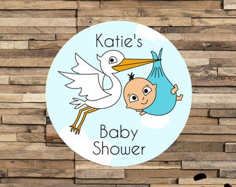 Personalised Baby Shower Stickers, Ready to Pop Stickers, Baby Shower Labels, Baby Shower Favour, New Baby, Baby Shower Ideas