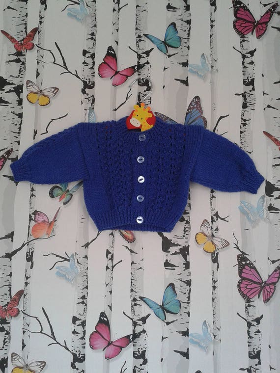 Newborn Cardigan Baby Boy Cardigan Blue Cardigan Newborn