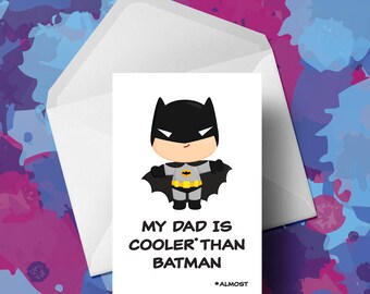 Batman - Fathers Day Card