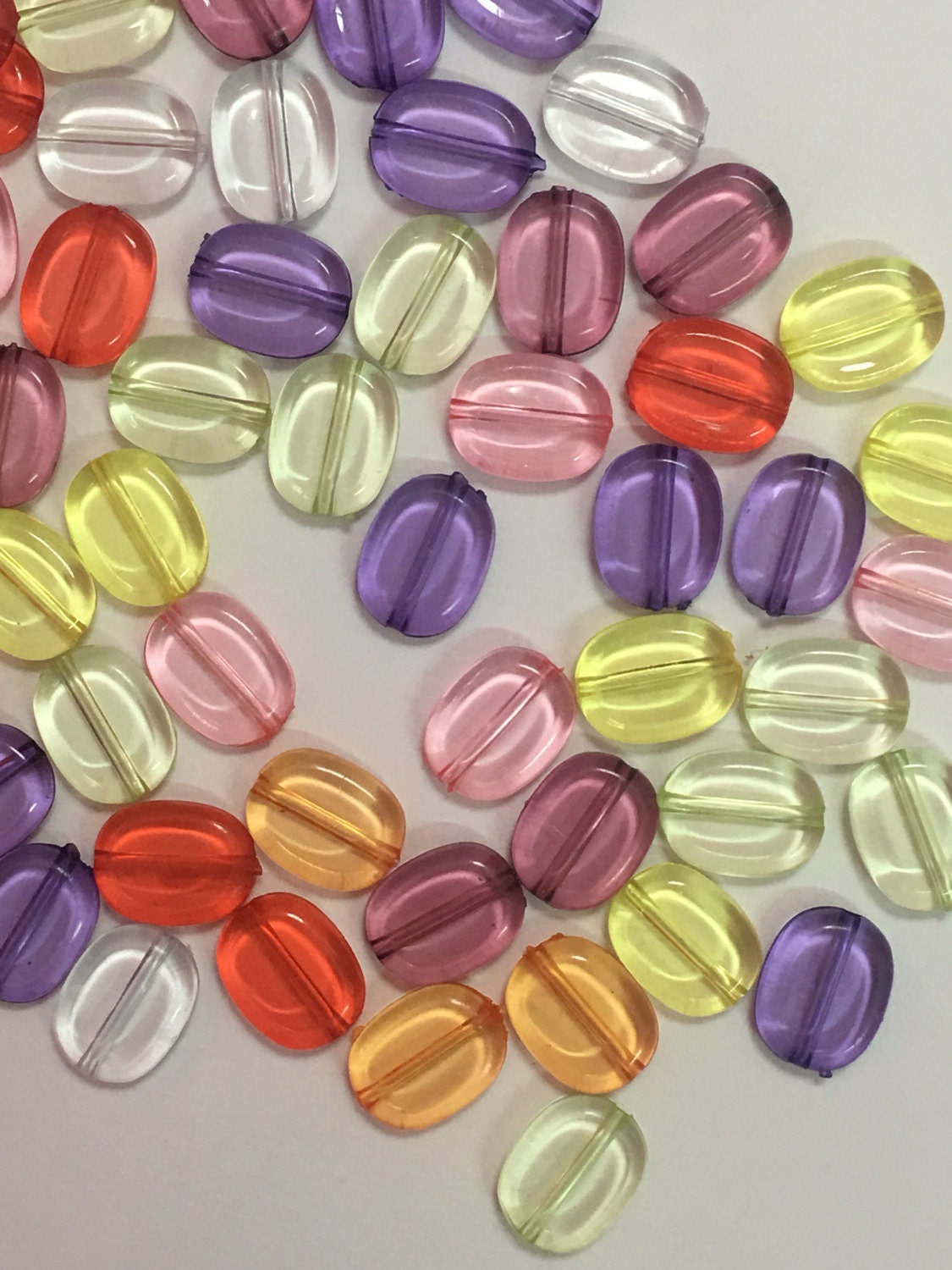 Assorted Color Oval Beads-Oval Beads-12 x 15mm Oval Beads