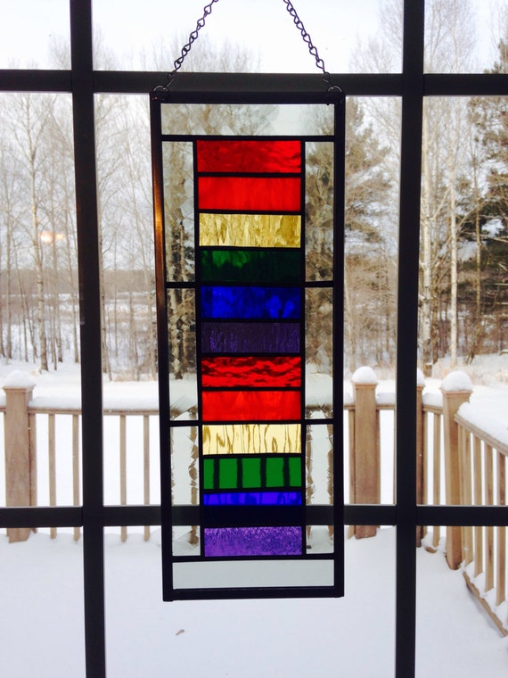 Rainbow Stained Glass Window Stained Glass stained Glass