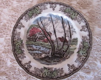 The Friendly Village - Willow by the Brook - Bread n Butter Plate by Johnson Bros.