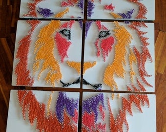 Lion string art | Etsy