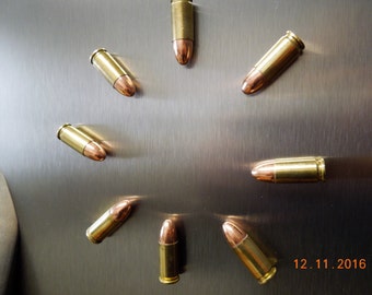 BAM...BOOM...9 mm bullet magnets!!! / bullet magnets / fridge magnets/ bullet/ bullets/ 2nd Amendment