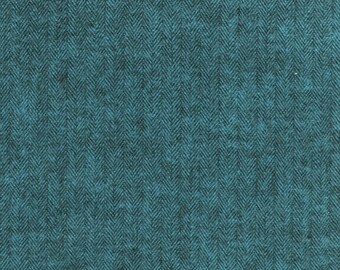 Shetland Flannel OCEAN from Robert Kaufman - 1/2 Yard