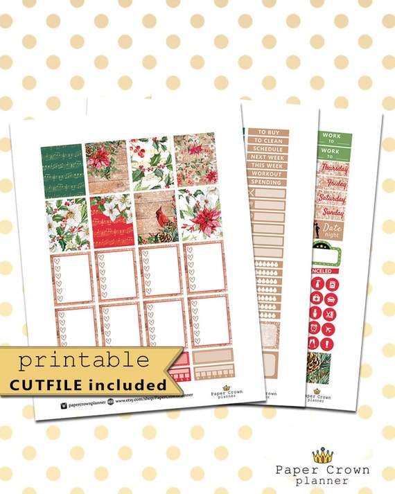 joyful weekly planner sticker kitprintable planner stickers