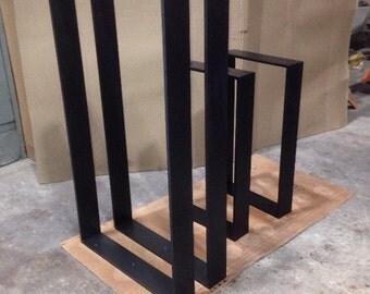 3/8" thick metal table legs