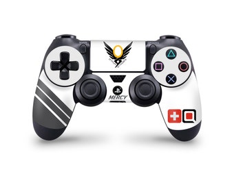 PS4 Overwatch Mercy controller skin wrap custom decal sticker