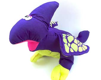 purple pterodactyl stuffed animal