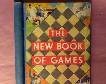 Vintage 1930 THE New Book Of Games Football Test Match Air Race Ludo Snakes Ladders Vintage 1930 THE New Book Of Games Football Test Match Air Race Ludo Snakes Ladders