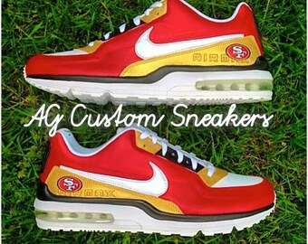 Custom San Francisco 49ers Nike Air Max Sneaker