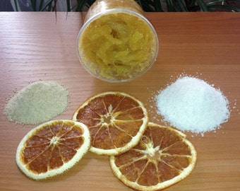Organic Citrus Body Scrub Japanese rice body scrub Amaranth scrub Mild exfoliating body scrub Natural body peeling Citrus scrub Body care