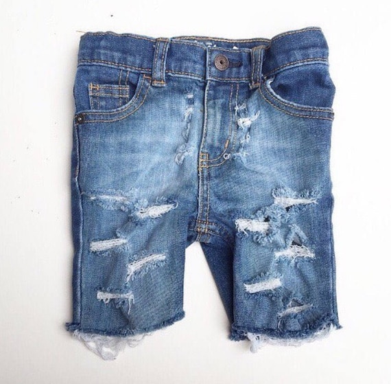 Cut Off Skinny shorts Size 6months kids size 12 boys jeans