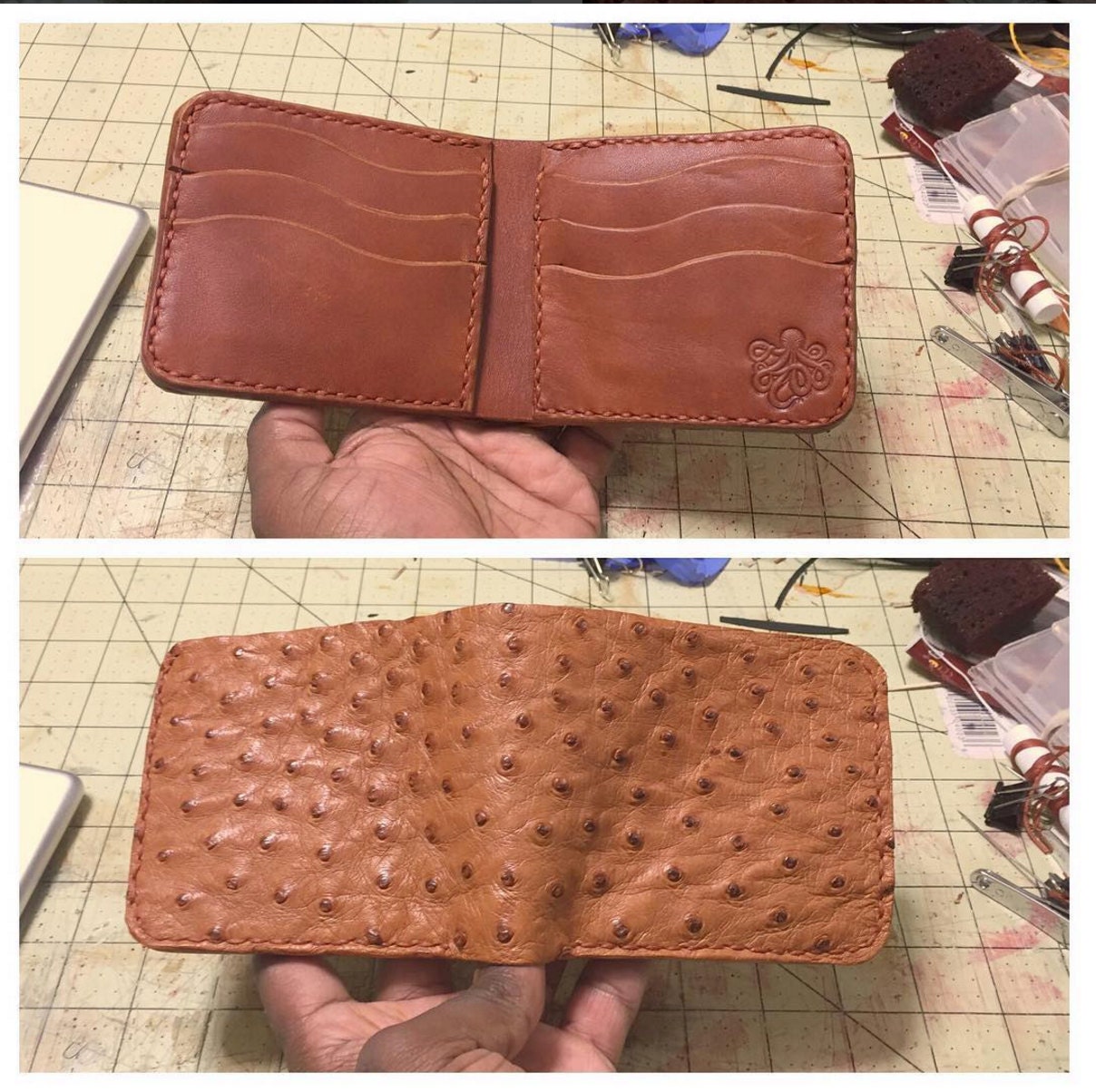 Exotic Leather Handmade Wallet