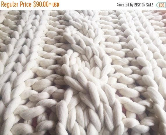 Chunky Cable Knit blanket Cable Knit blanket Chunky Knit