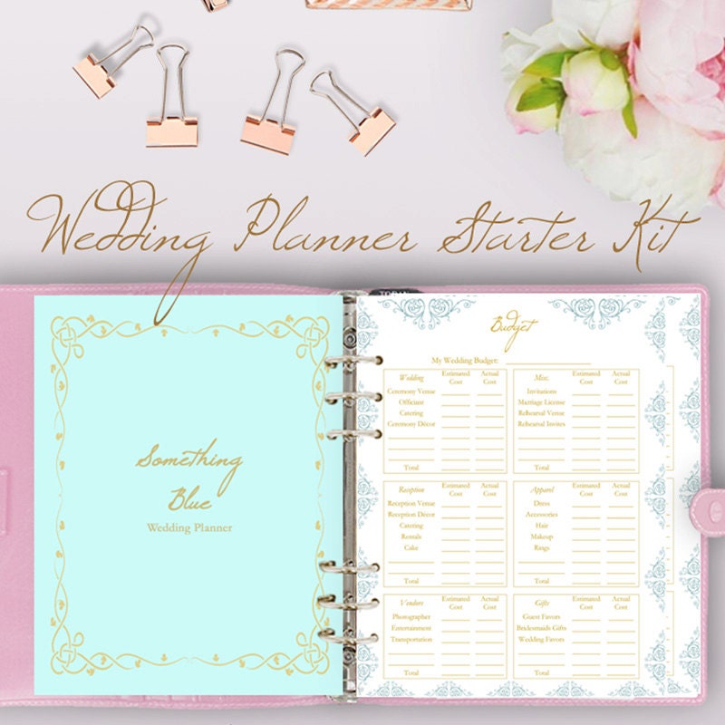 Wedding Planner Printable Wedding Planning Book by PaperdelSol