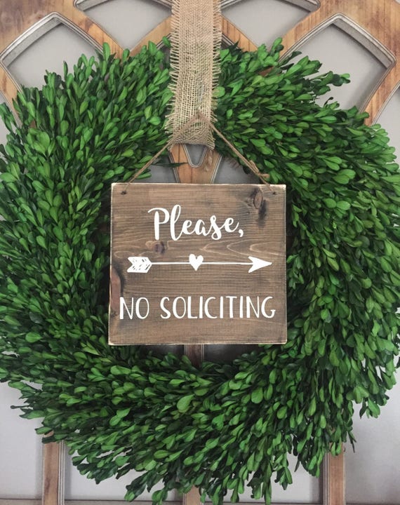 texas and no soliciting signs for home