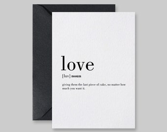 Valentines Day Card, Love Definition, Funny Valentine Card, Love Cards, Funny Love Card, Funny Valentines Day, Love Card