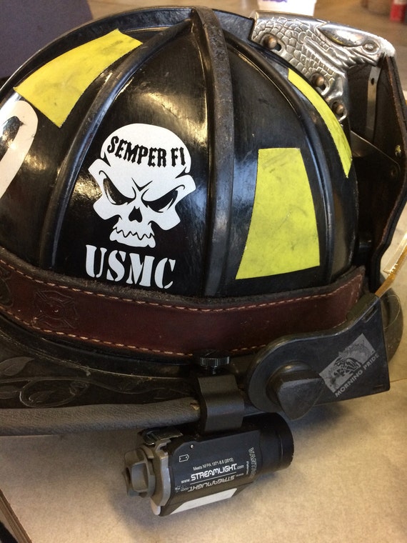 Fire Helmet Sticker / Decal Reflective Personal