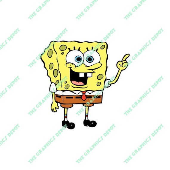 Spongebob SVG file DXF file EPS file png file Instant