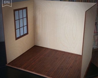 1/6 Scale Unfinished Roombox For Blythe Azone Momoko etc