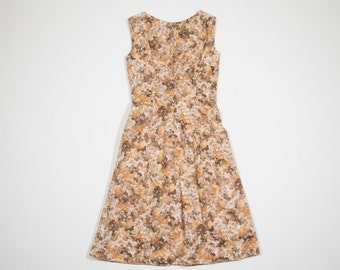 VINTAGE SILK DRESS 1950