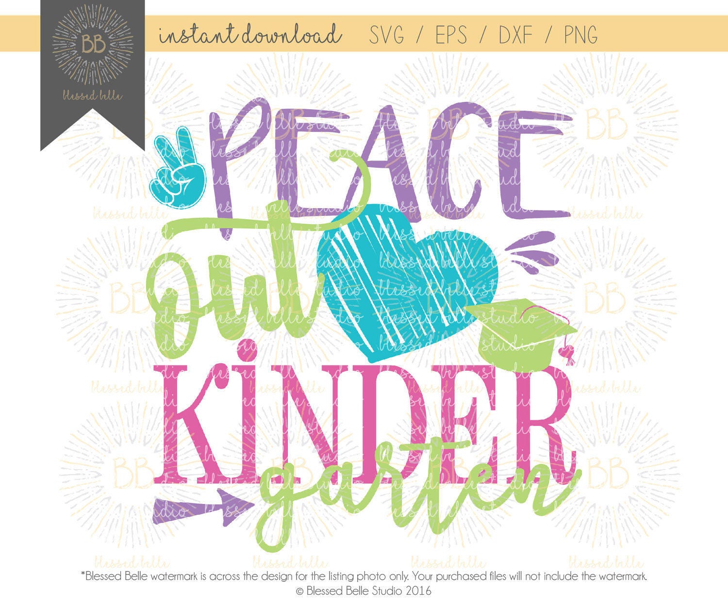 Free Free 301 Kindergarten Svg Peace Out Kindergarten Shirt SVG PNG EPS DXF File