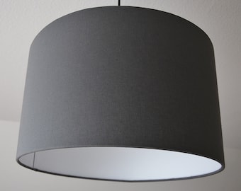 Lampshade "graphite gray"
