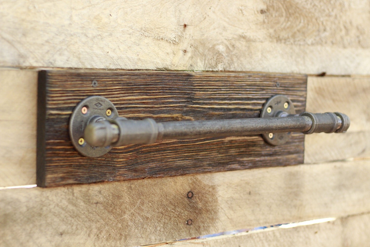 Industrial Towel Rack Pipe Towel Rack Bathroom Decor