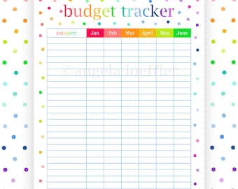 receipt tracker etsy