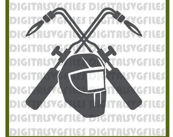 Welder SVG File,Welding SVG File,Skilled Trades SVG-Cutting Template-Vector Clip Art for Commercial & Personal Use-Cricut,Cameo,Silhouette