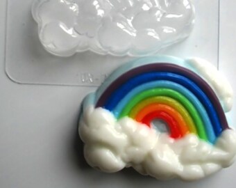 Rainbow - plastic soap mold soap making soap mould molds soap mold
