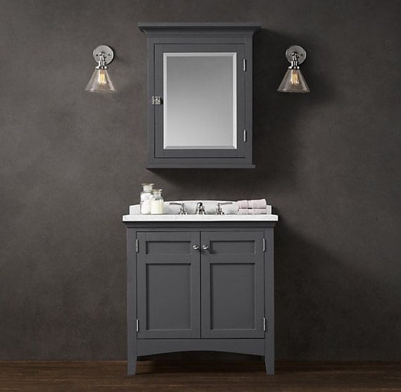 Solid wood bathroom Vanity Any Size Finish by 