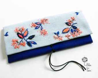 "Blue MELON" embroidery Kit - Embroidery Kit "BLUE Melon"