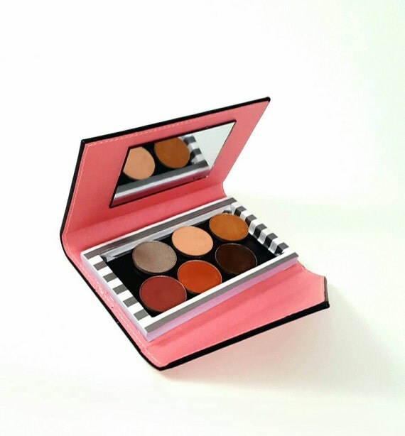 Makeup Palette with Mirror Pink Purse Mini