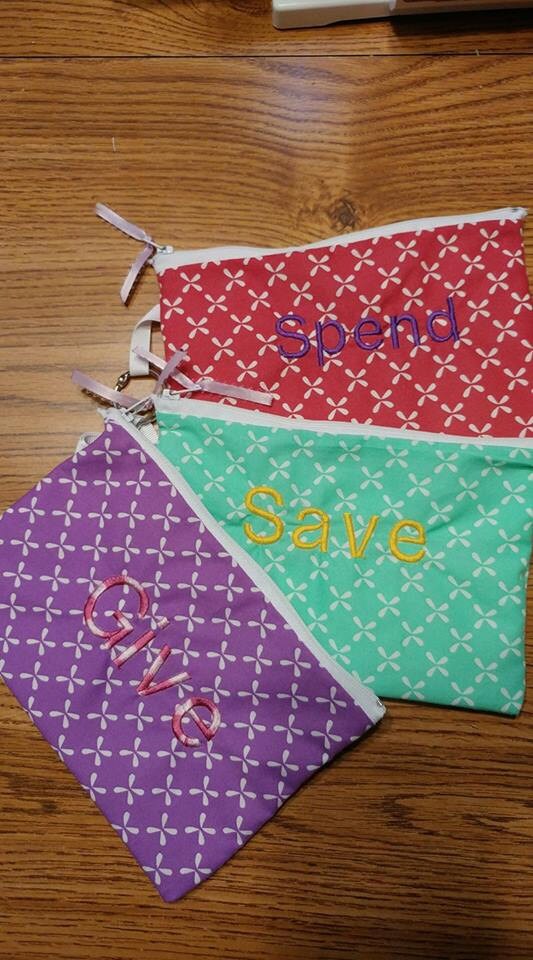 Kid's budget bags by MamaRoseSew on Etsy