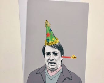 Peep Show Illustrative A5 Birthday Card - Mark