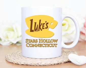 Custom Lukes Diner, Custom Luke's Diner, Custom Lukes Diner Mug, Luke's Diner Mug, Lukes Diner Mug, Custom Gilmore Girls Mug, Gilmore Girls