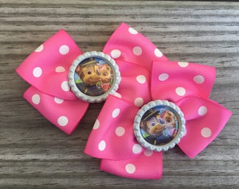 Paw Patrol Pig Tails Bow / Paw Patrol Bow