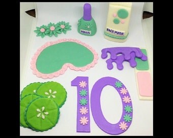 Spa Cake Toppers Themed Topper Birthday Spa Cake Toppers Themed Topper Birthday