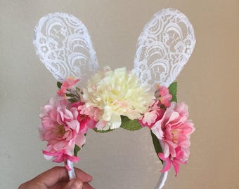 Lace bunny ears | Etsy