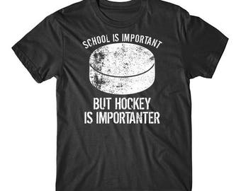 school is important but hockey is importanter