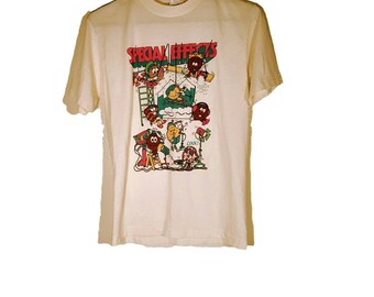 T-shirt Girl Scout Jaune Brodé Col V - Taille 1X - Occasion En Bon état