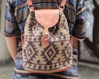 bohemian backpack purse