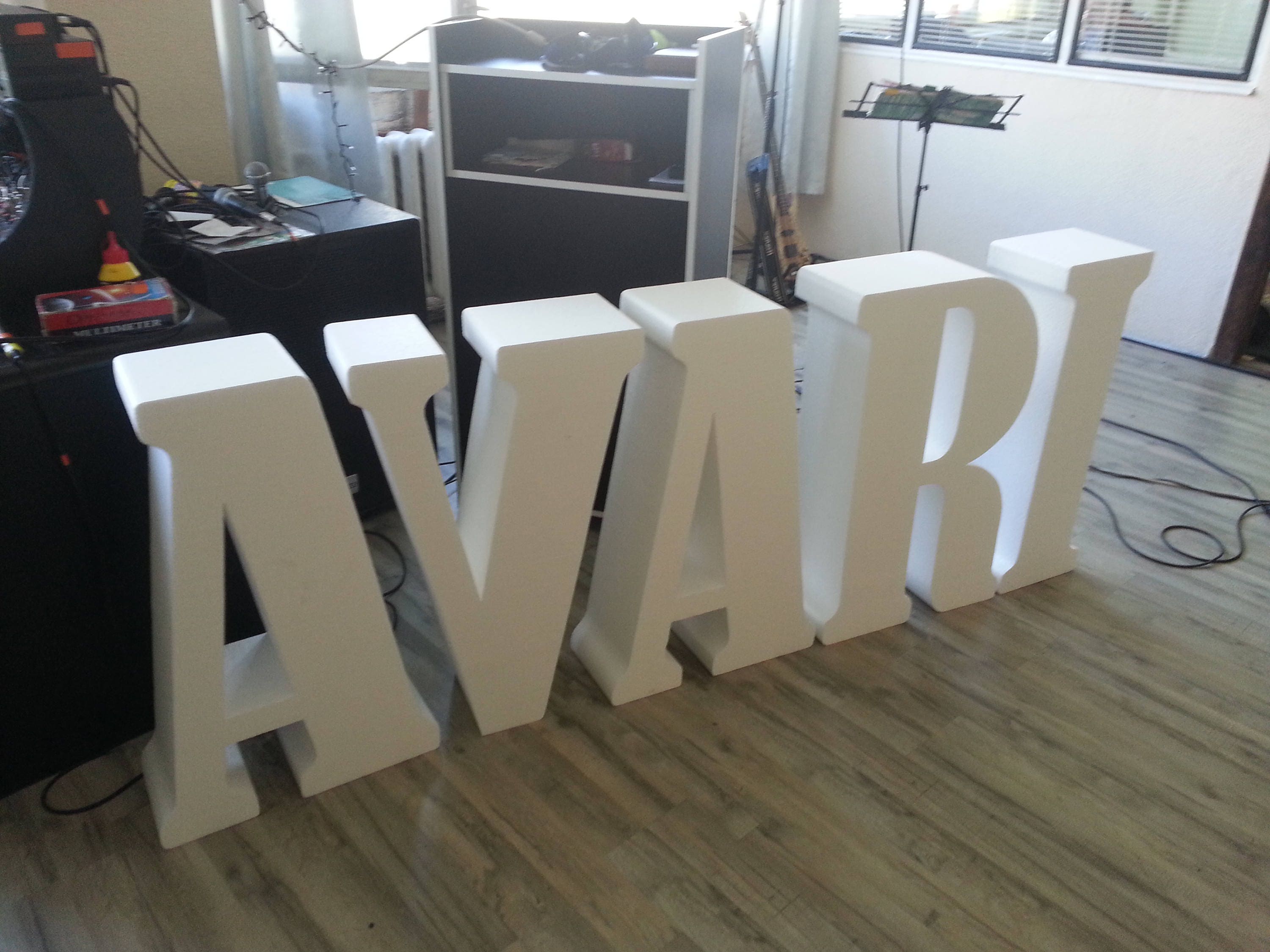 Giant Letters 30 Inches 3d Letters Large Free Standing Letter