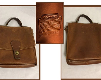 Brown Leather Coach Purse